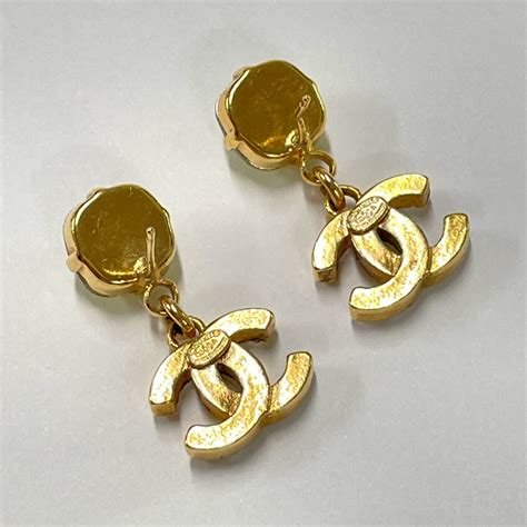 chanel earings fake|non authentic chanel earrings.